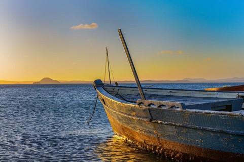 Fishing boat in the harbour of Diego Suarez