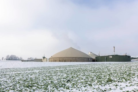 Biogas plant near Backnang