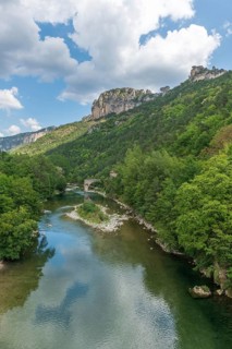 Gorges du Tarn in Cevennes National Park. Le Rozier