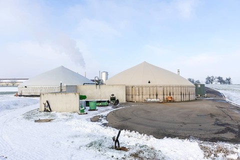 Biogas plant near Backnang