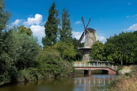 Historic windmill De Seismolen
