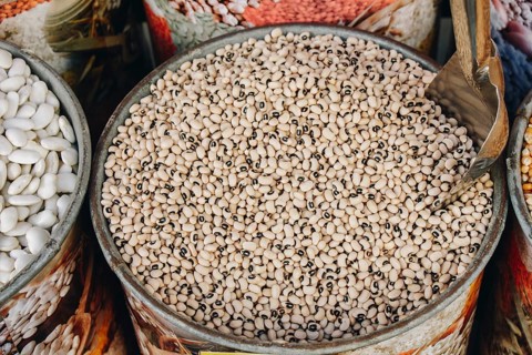 Lots of white beans on sale on the view