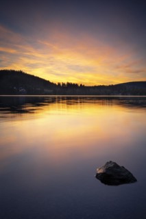 Lake Titisee at sunset