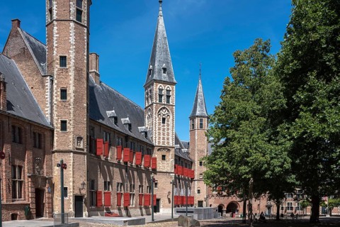 Courtyard of the historic abbey