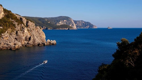 View of the sea
