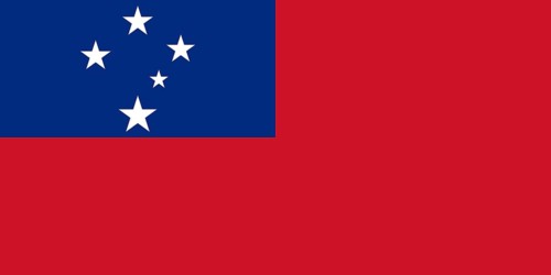 National flag of Samoa