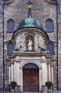 Main entrance portal of the former monastery church of St. Margareta
