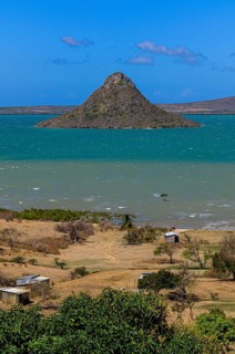 Volcanic cone in the bay of Diego Suarez