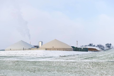 Biogas plant near Backnang