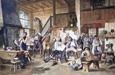 In the Barber's Parlour
