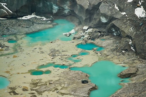 Close-up of Pasterze Hochalpengletscher