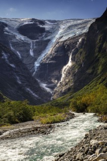 The Kjenndalsbreen Glacier in Stryn Municipality