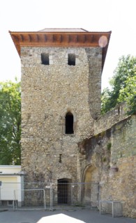 Metzgerturm or Witches Tower of the medieval town fortifications