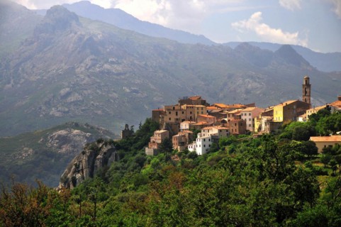 Montemaggiore in the municipality of Montegrosso in northern Corsica