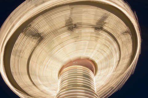 Carousel at night