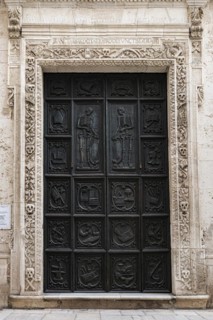 Relief on portal of the Chiesa Rettoria Santa Maria del Suffragio