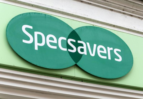 Shop store sign for Specsavers