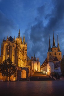 St. Marys Cathedral in Erfurt and the Severi Church in Erfurt
