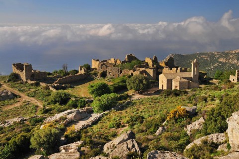 The abandoned mountain village of Occi
