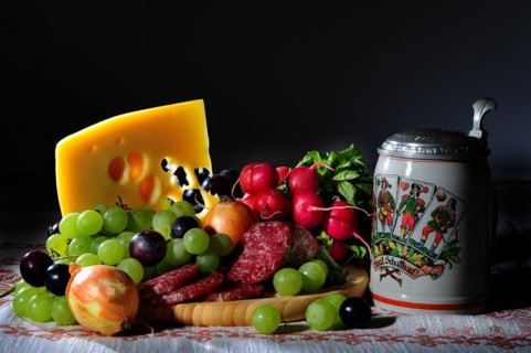 Bavarian Snack and Beer Mug