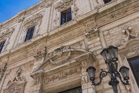 Detail of the facade