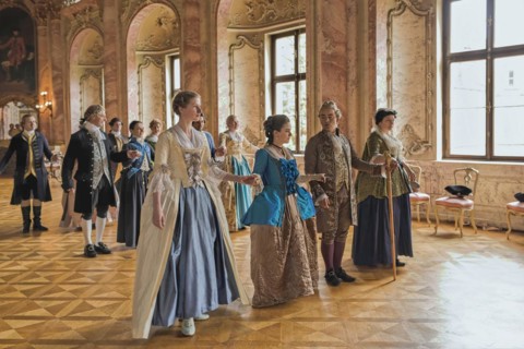 Baroque Days Historical Costumes Dance Ballroom Bueckeburg Castle Schaumburg Lower Saxony Germany