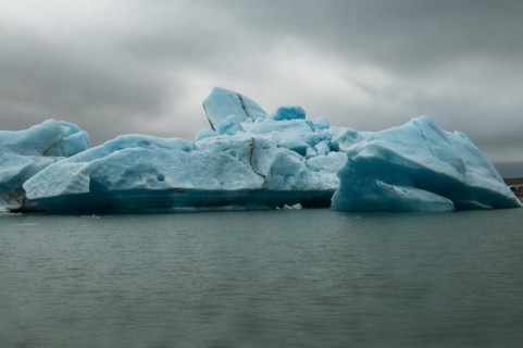 Icebergs in the Joekulsarlon glacier lagoon