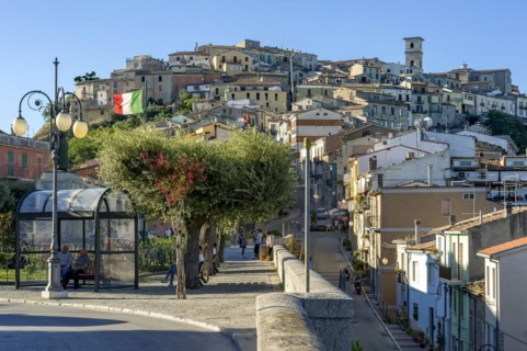 View of the old town from Piazza Fontana