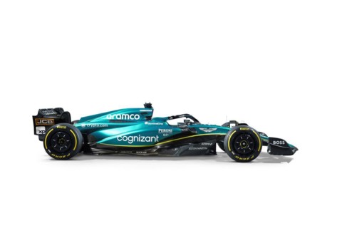 Aston Martin Aramco Cognizant Formula Oneâ„¢ Team reveals the AMR23 Formula One car for season 2023