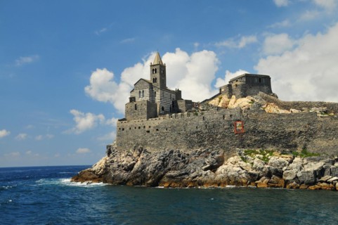 Church of San Pietro in Porto Venere in the Cinque Terre