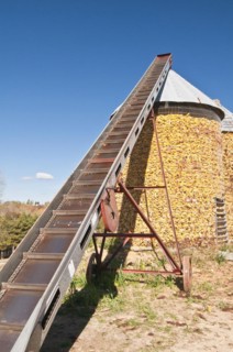 Corn storage bin
