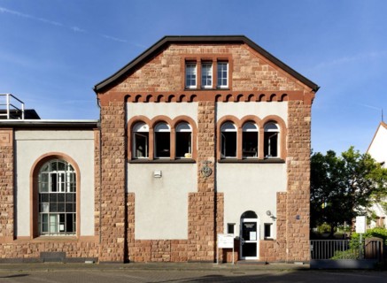 Old power station with turbine hall and boiler house
