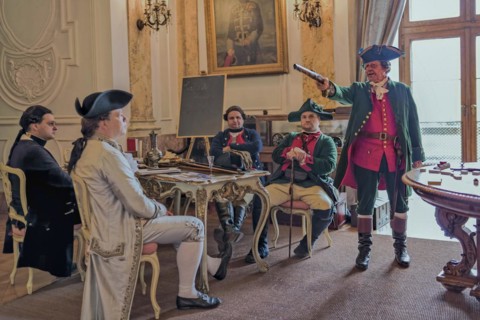 Military Strategy Historical Costumes Bueckeburg Castle Schaumburg Lower Saxony Germany