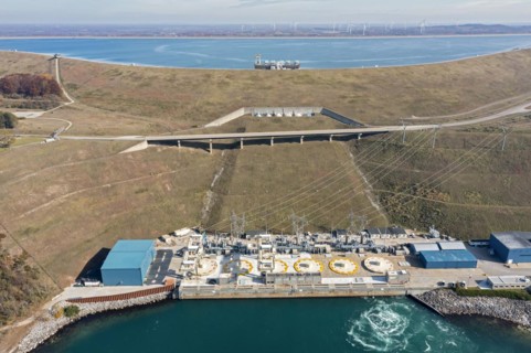 Consumers Energys pumped storage hydroelectric plant on Lake Michigan