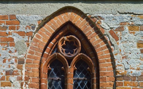 Mecklenburg-Western Pomerania Mecklenburg Lake District Sietow Village Church Window