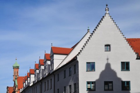 Church of Saint Margaret in the old town of Augsburg