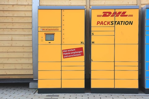 Parcel station of the German Post