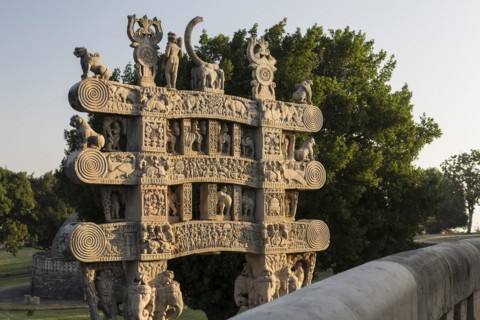 Elaborately carved North Torana