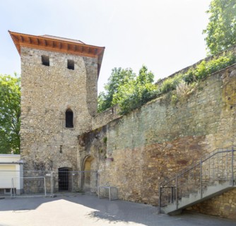Metzgerturm or Witches Tower of the medieval town fortifications