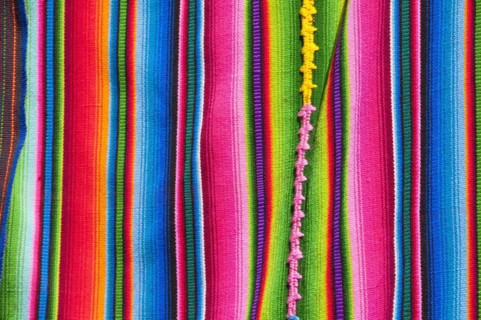 Colorful textiles