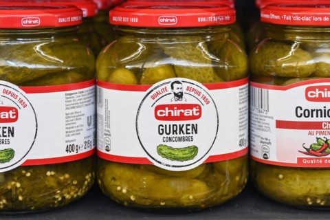 Sales shelf Chirat Cucumbers