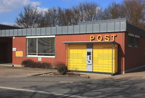 Parcel station of the German Post