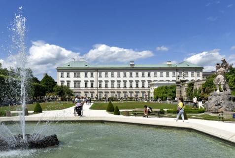 Mirabell Palace with Mirabell Gardens