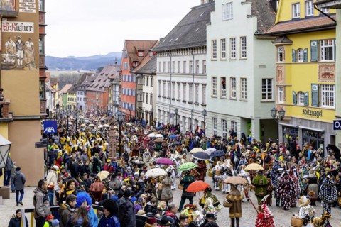 Historic Fools Jump in Rottweil