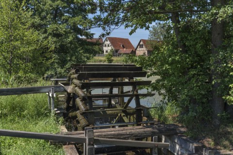 Old water wheel