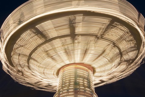Carousel at night