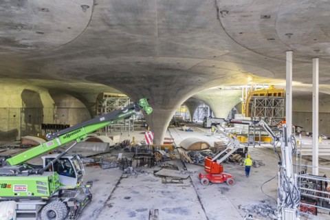 Construction site Stuttgart 21