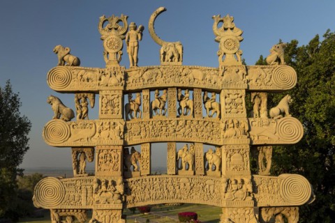 Elaborately carved North Torana