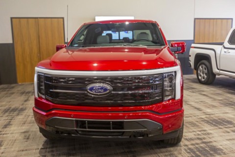 The Ford F-150 Lightning electric truck