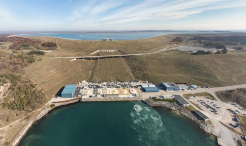 Consumers Energys pumped storage hydroelectric plant on Lake Michigan